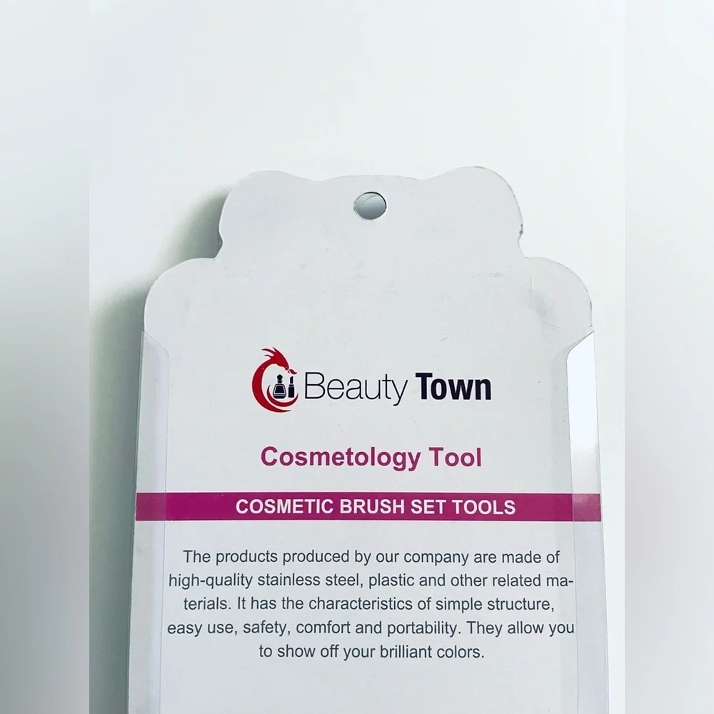 Cat paws brushes. Beauty Town Cosmetic Brush Set - Mint and White